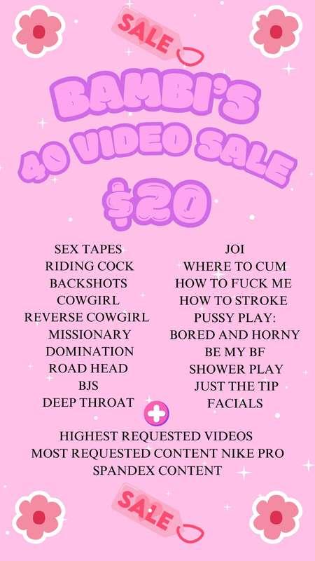 SEPTEMBER SALE!! 40 videos for $20!💕🫶🏻