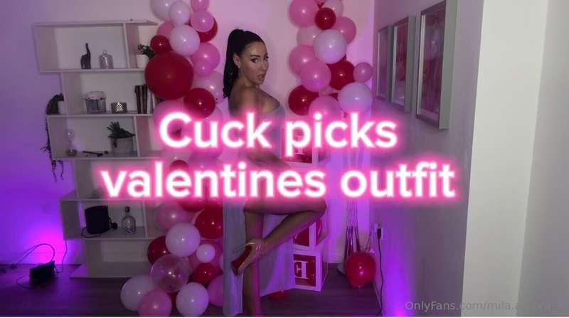 First of the Valentine’s Day videos!   Cucky you get to help..