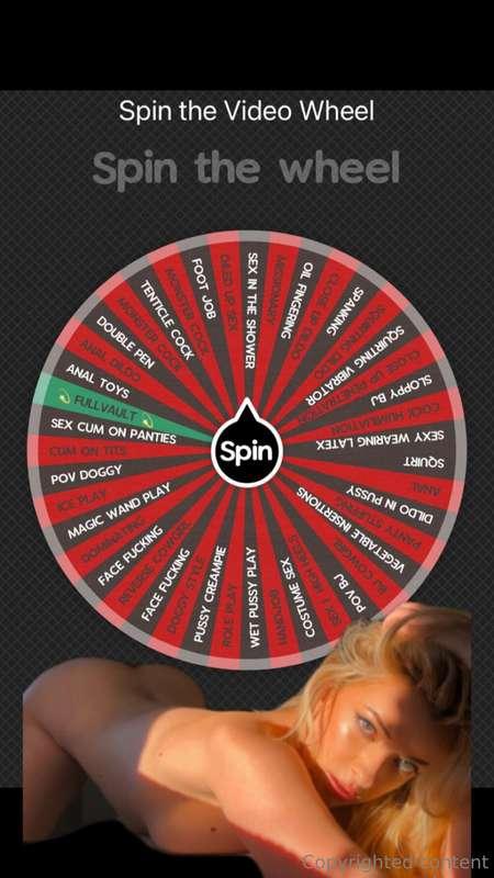 Friday night fun is here!Spin my video wheel!🔥🎥…You are guar..