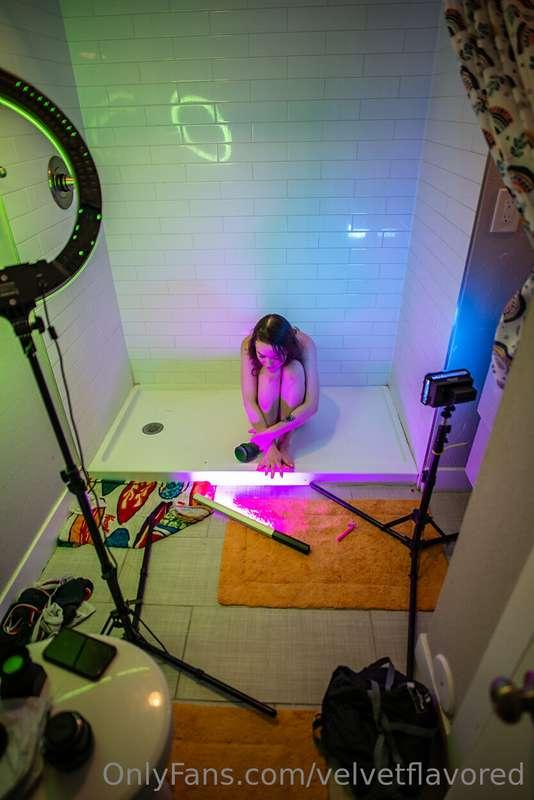 bts of one of my shoots