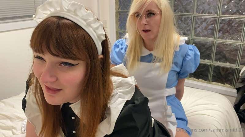 More of us maids being naughty together with @miss_nikola be..