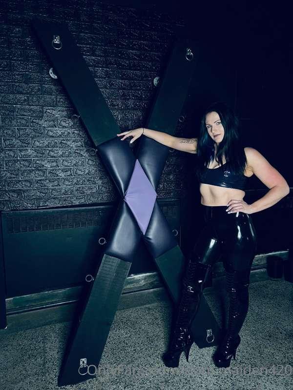 “You will submit! Spread your legs and put your fucking arms..