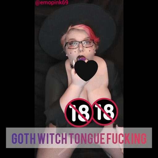 GOTH WITCH TONGUE FUCKING
🎃Happy Halloween my little tricksters &lt;3
👅Watch this naughty witch battle a demon tongue 👅
🎃Riding, sucking, fucking, and pounding myself with this XXL Demon Tongue
👅Ripping through my fishnets to give you the best view
10 minutes long!
_
_
_
_
_
#Halloween #FYP #TongueFucking #XXLToy #Demonfucking #Cosplay #Costume #Riding #Sucking #Fucking #BBW #Witch