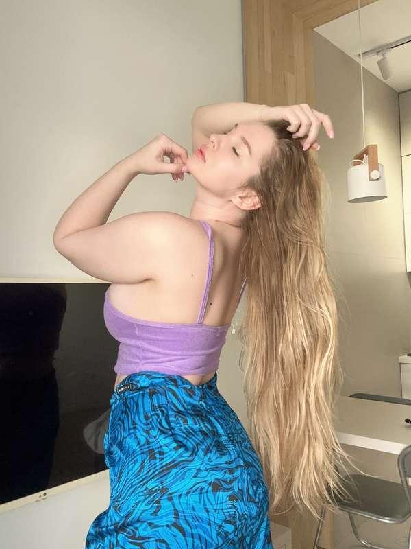 Do you like how this skirt looks on my butt? Or should I lif..
