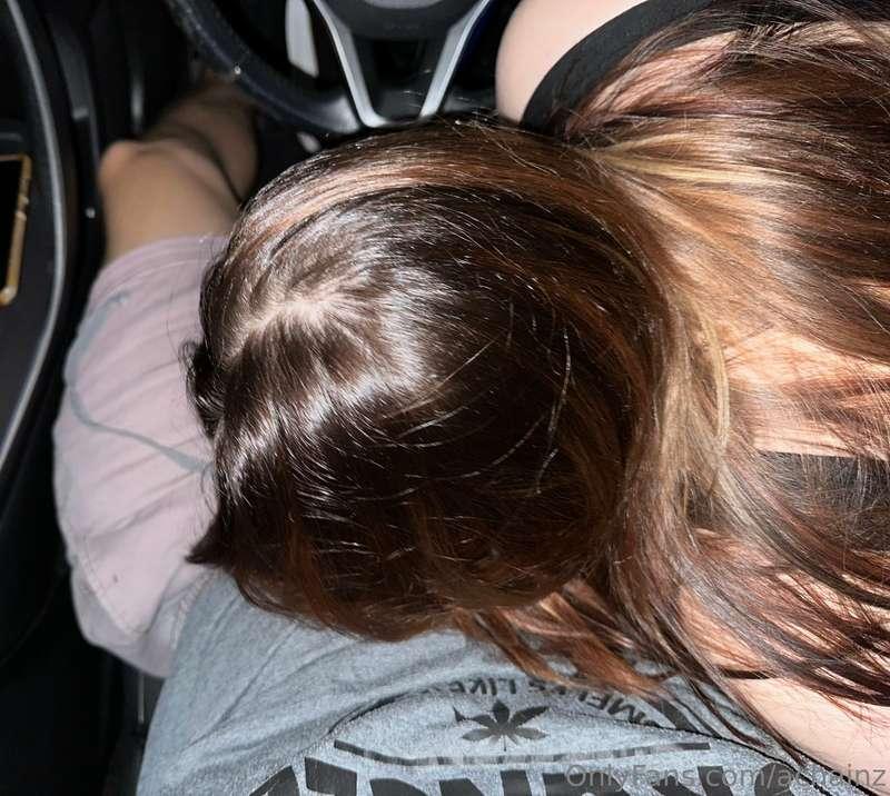 we just couldn’t wait until we got home… 👅