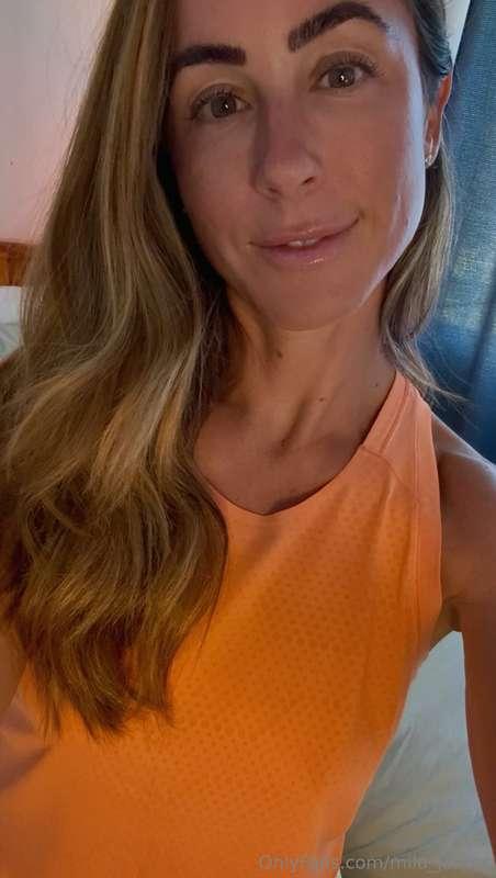 Fun Fact Friday: Orange is one of my favorite colors to wear..