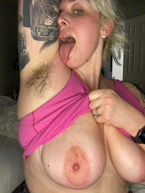 Sweaty tits or pits?