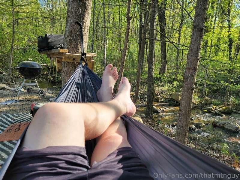 So relaxing by the creek.