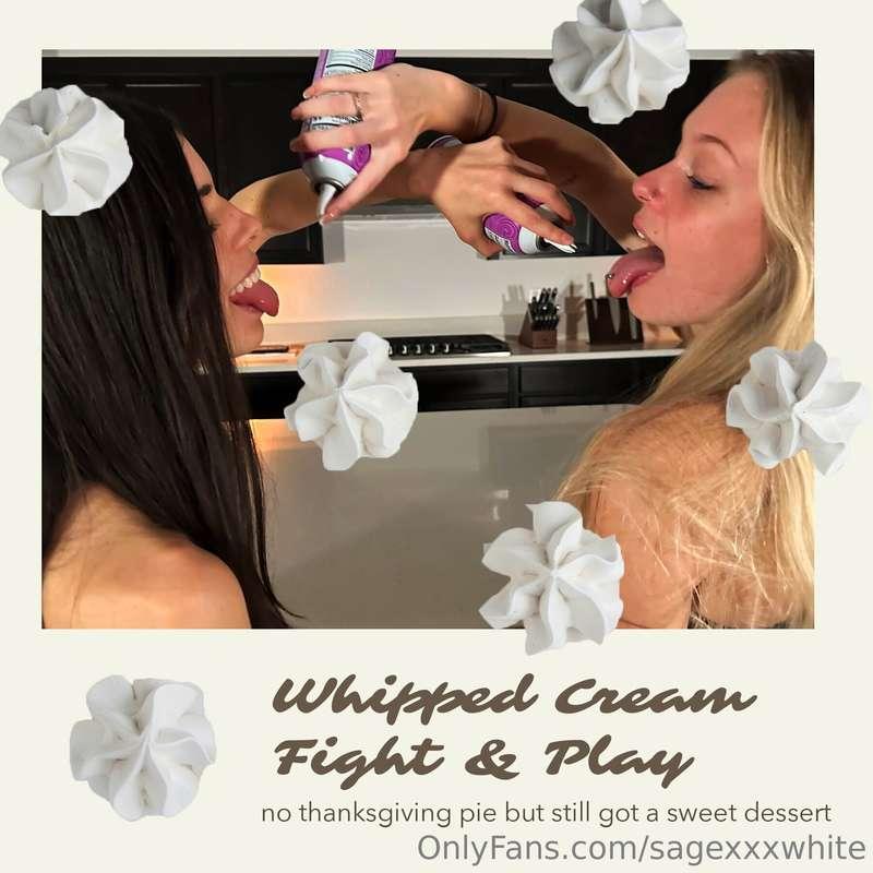 WHIPPED CREAM FIGHT🍦 We got a little carried away with thank..