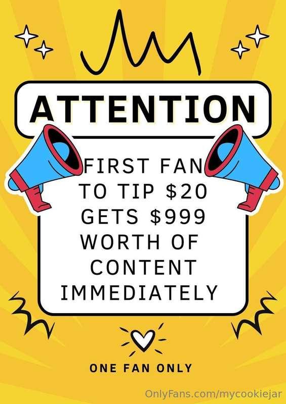 40 XXX VIDS WORTH $999 FOR THE FIRST TIPPER! 🥰