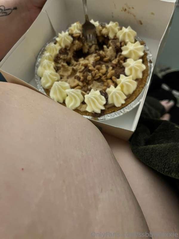 Sometimes you just gotta order a whole peanut butter pie for..