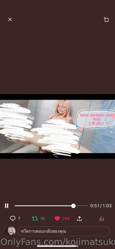 📣New VDO💖Power (Chainsaw Man)

https://twitter.com/KojimaTsu..