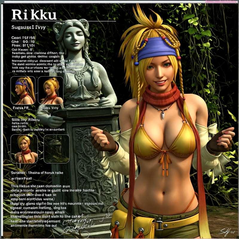 Rikku of Final Fantasy X Sexy Poses [Gen 2.5]