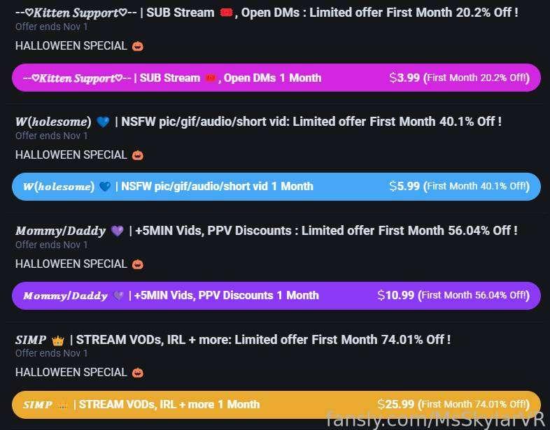 🎃 HALLOWEEN SUB SALE 20-74%OFF 🎃


#lewdtuber #vtuber #petplay #kitten