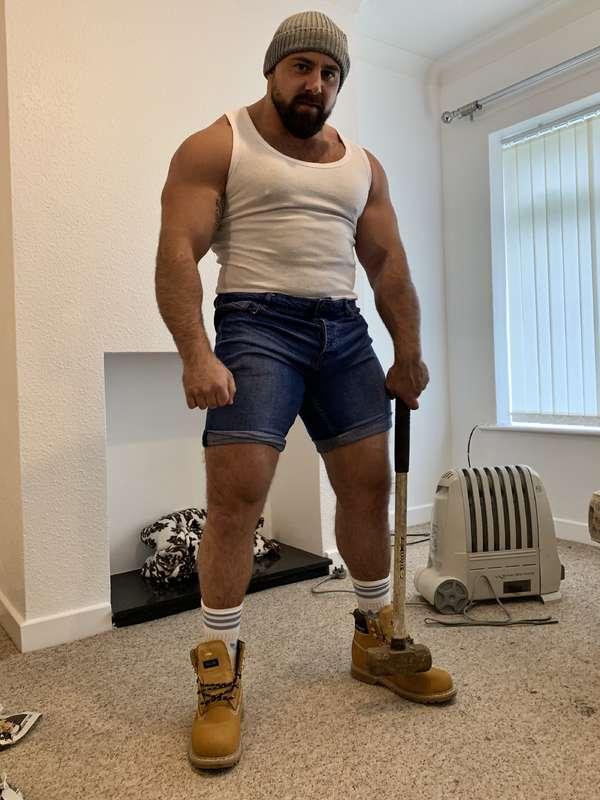 Got a new guy working with me today on the job!