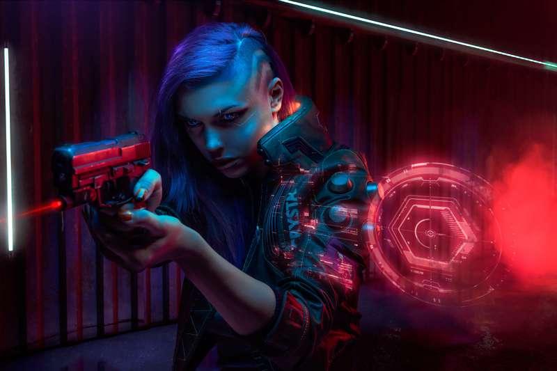 Cyperpunk 2077 cosplay 