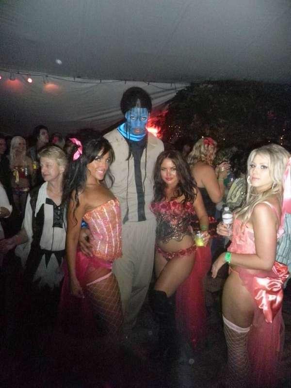 PHOTOS: throwback to 2010 Halloween at the Playboy Mansion w..