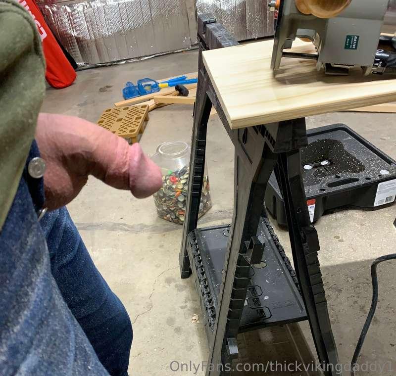 Started a simple woodworking project last night! Power tools..