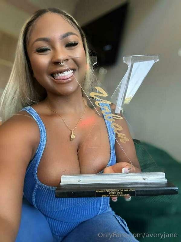 I'm thrilled to receive Urban X's Award for Female Performer..