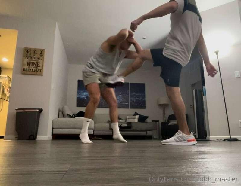 “What did we say happens to losers?”  *Kick*  “They get kick..