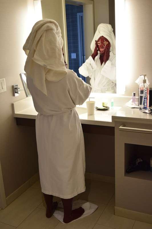 050 - Red Shower Condom Hood (Part 3)