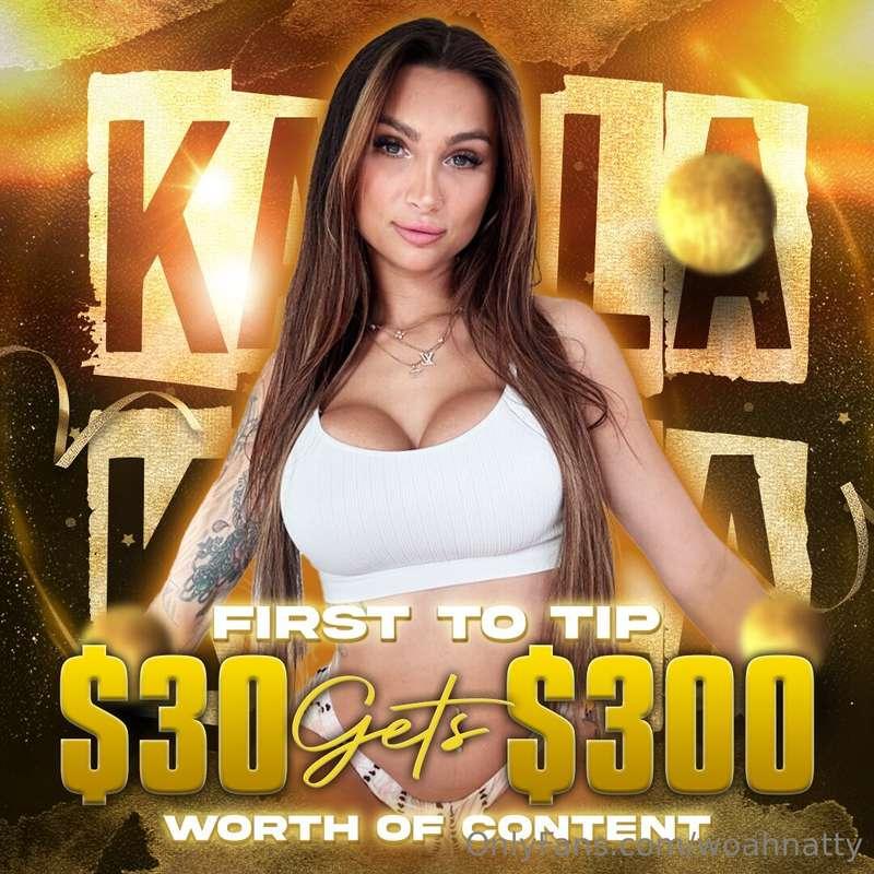 FASTEST FAN TO TIP $30 GETS $300 BUNDLE!!