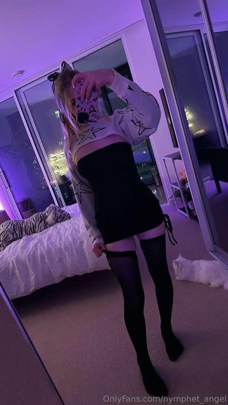 Thoughts on my date night outfit? ☺️🩵