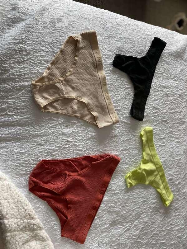 Which ones do you wanna see me wear? 