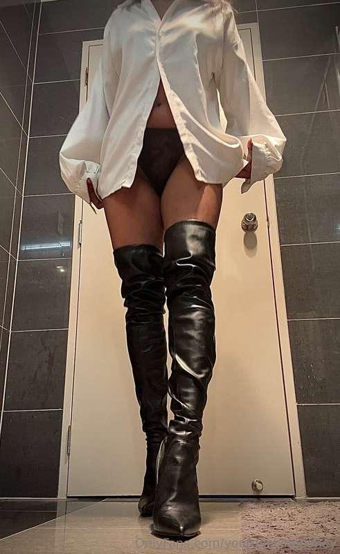 Do you like my boots ? Trust me, you definitely want to see ..