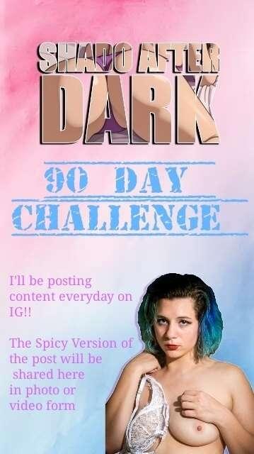 😈 90 DAY CHALLENGE 😈 So I'm taking a break from shooting New..