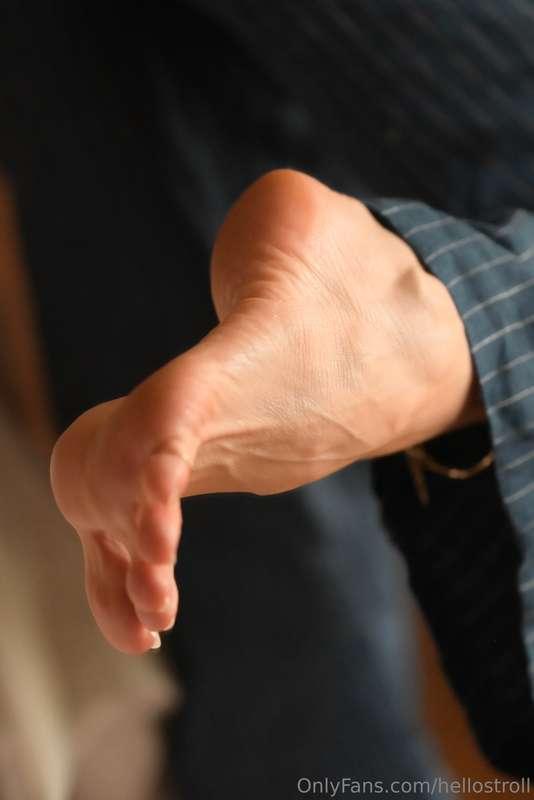 Who wants to inspect my feet?