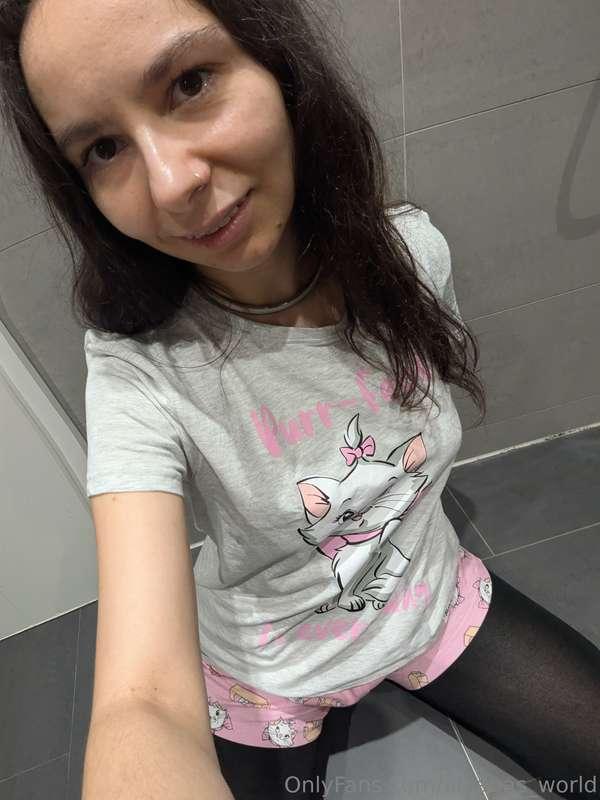 Ready for today's sleepover birthday party of my Slavesister..