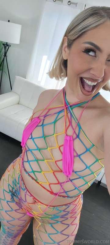Did you order the slutty rainbow special?
