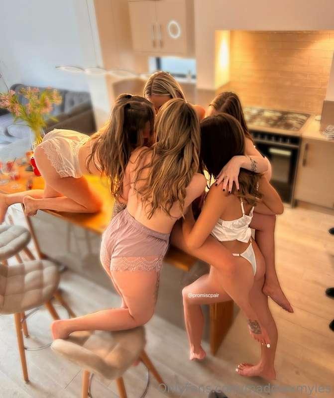 Making drinks in the kitchen lead to a lot of making out and..
