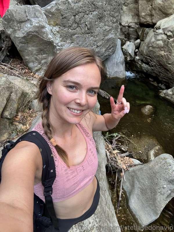 Went hiking yesterday with @naughtytalulah and it was so fun..