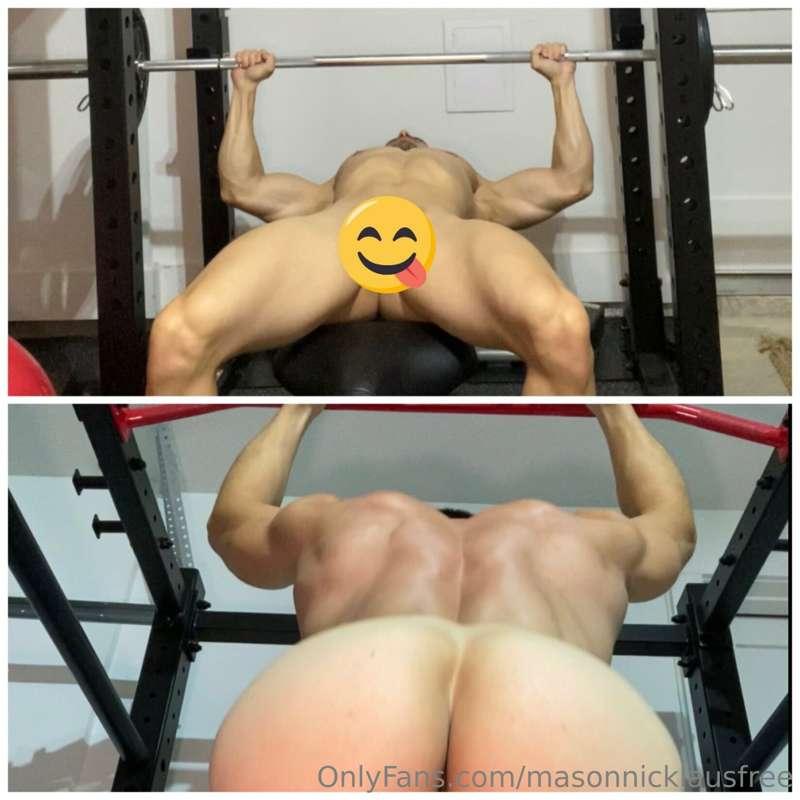 FREE 18-minute naked workout video on my friend’s gym posted..