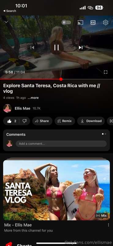 BABE!! Watch my new vlog now it’s sooo fun me and my blonde ..