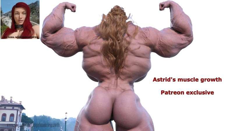 Astrid's muscle growth