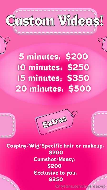 Realised I hadn’t properly posted my custom rates here for a..