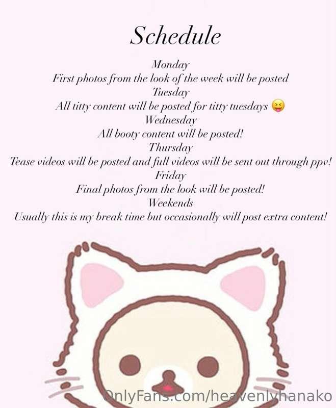 💘 ***Welcome to my onlyfans!!*** 💘
Here is my schedule, FAQ,..