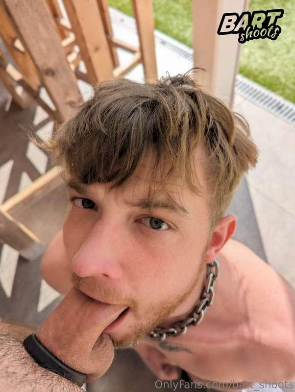 When your dick is deep in his mouth and you want more.The lo..