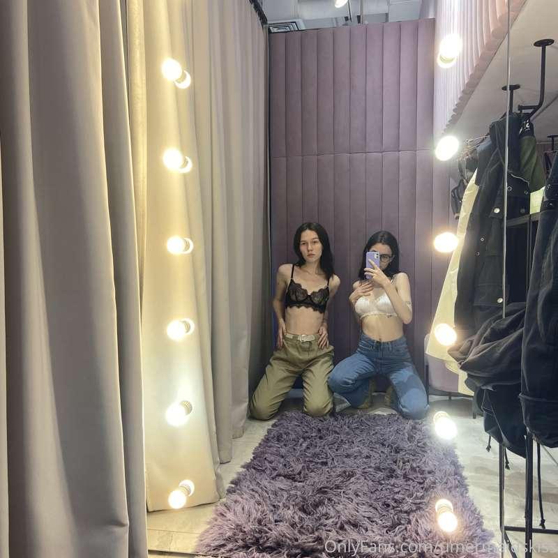shopping day with my dear baby @milashka420 💜