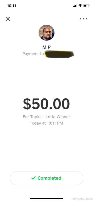 One of last nights winner