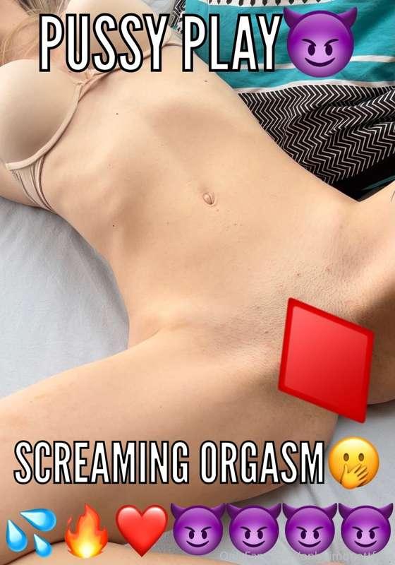 My first screaming orgasm video! 🔥😈💦 Open and enjoy watching..