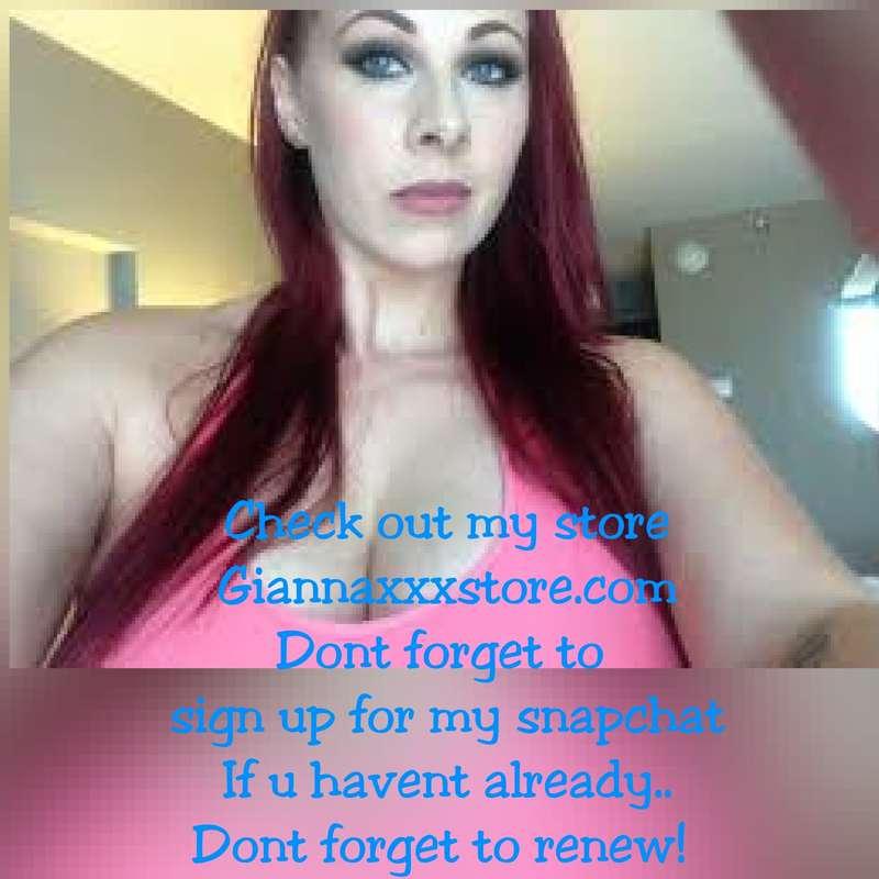 Check out my store
Giannaxxxstore.com
Dont forget to sign up..