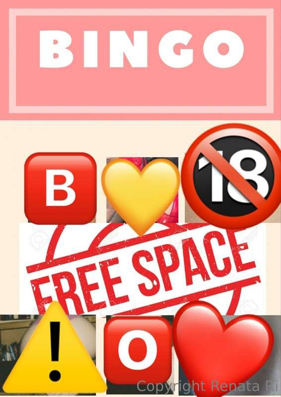 Let’s play bingo!! I wanted to try something new with you ba..