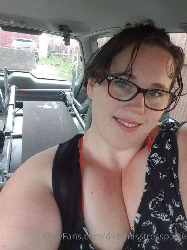 Off to deliver a treadmill to my mum. Then hose off her pool..