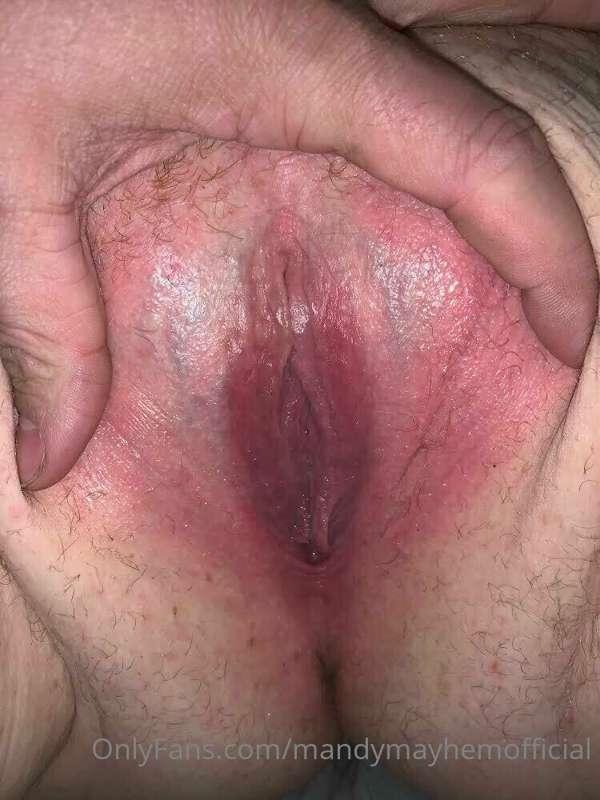 The way my pussy swells after I get stretched is 🤤