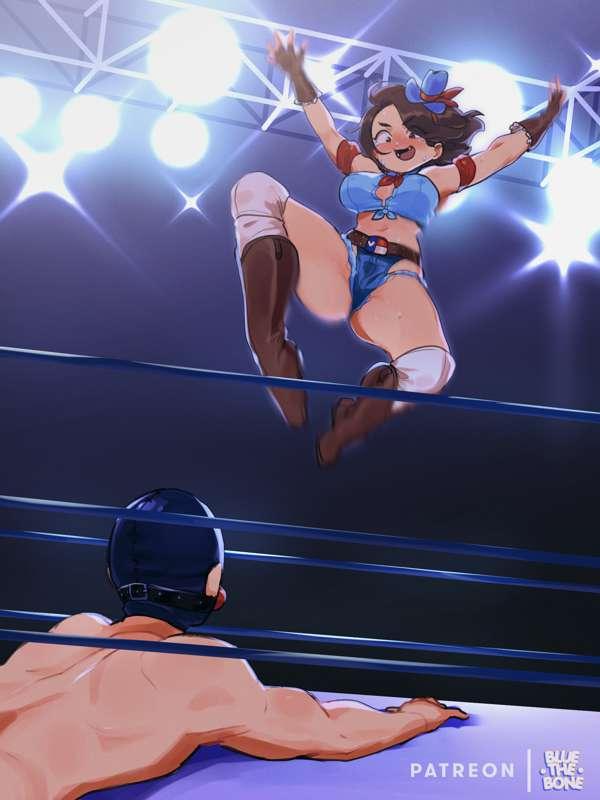 Bluesona Pro Wrestling!! 💪✨ // 2 PARTS + ALTERNATE VERSIONS