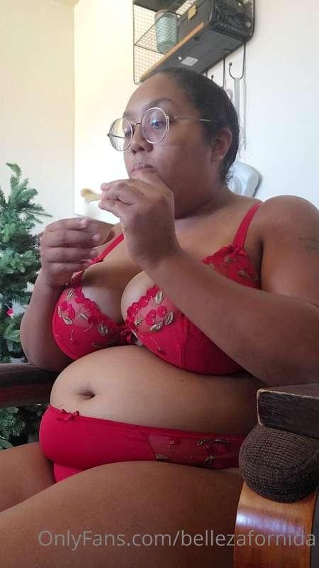 Eating some yummy fast food hehe